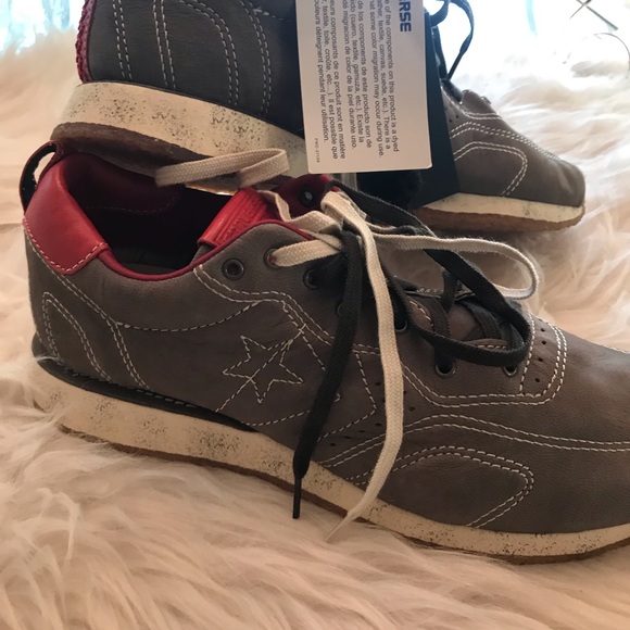 Converse X John Varvatos Unisex Leather Sneakers - Mens 8 Womens 9.5 - Picture 4 of 7